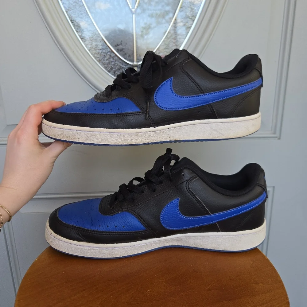 Nike Court Vision Low Black Game Royal